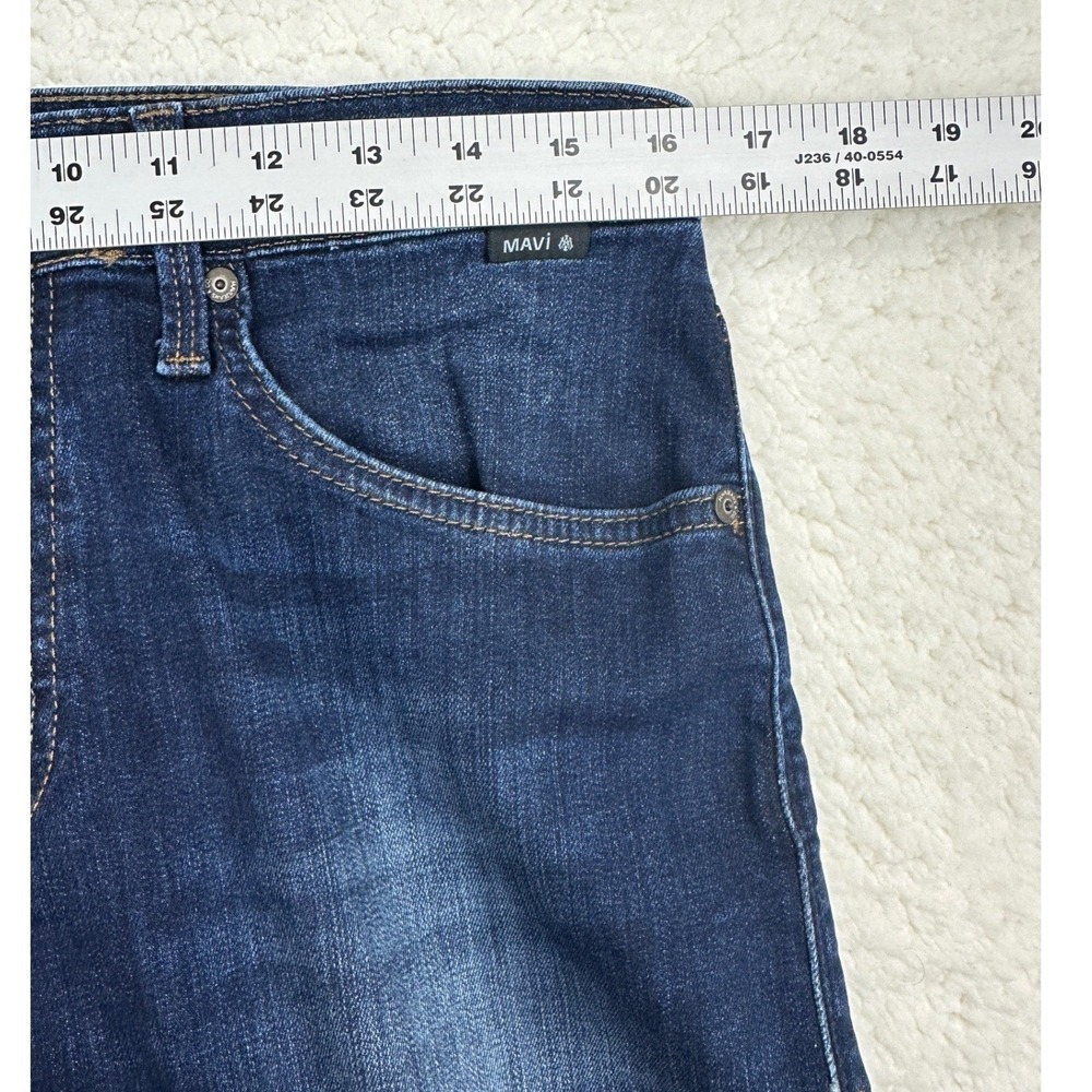 Mavi Zach Jeans Mens 32x32 Blue Straight Leg Stretch Denim (Fits 32x31) - Picture 9 of 12